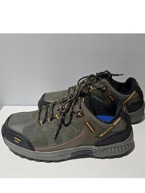 Orthofeet Alma Hiking Shoes Waterproof Women's Size 7.5 X-Wide 2E Gray/Khaki EUC